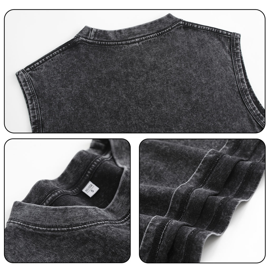 Washed vest - Rear (CA-3 factory in the United States)