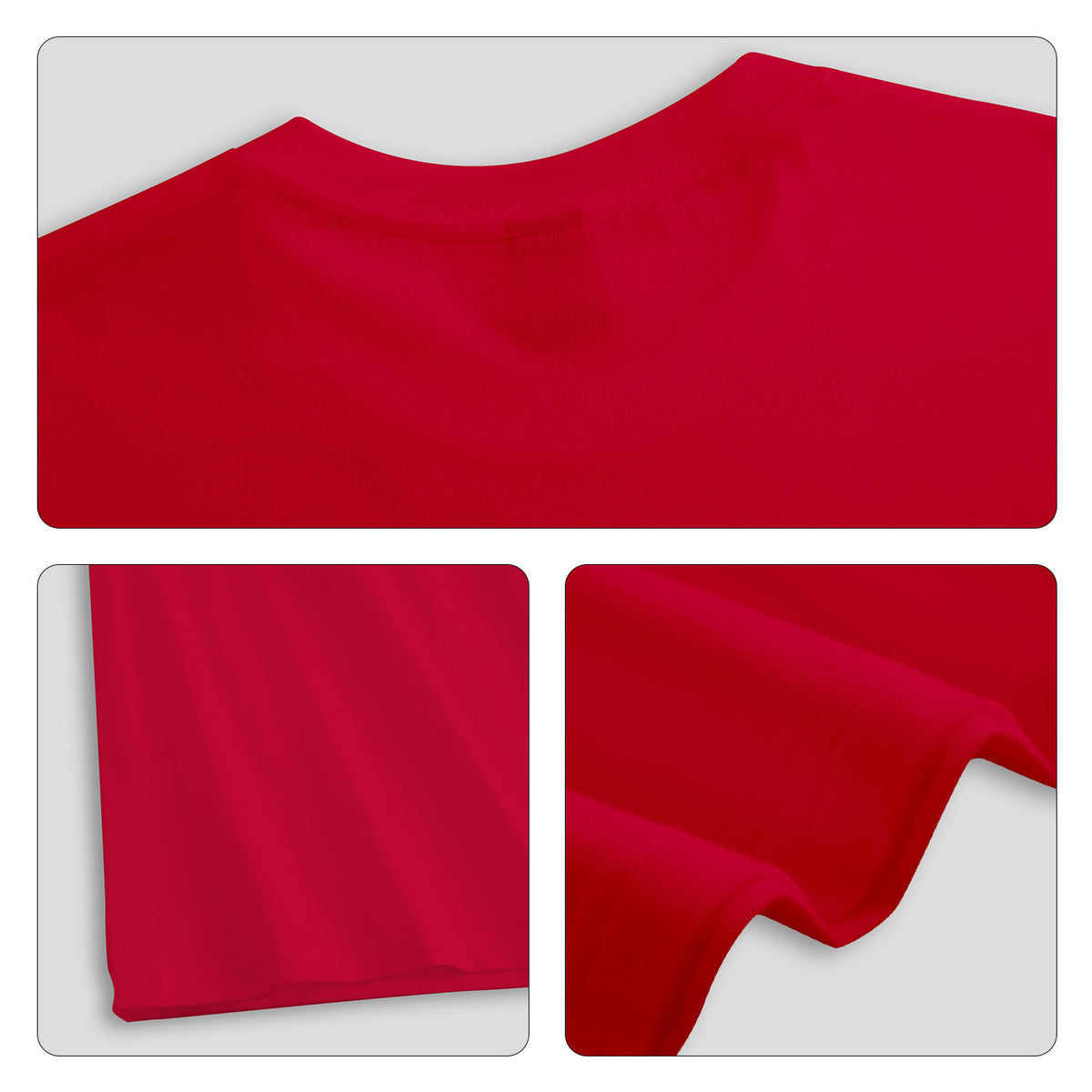 Multi color 180g adult T-shirt - back