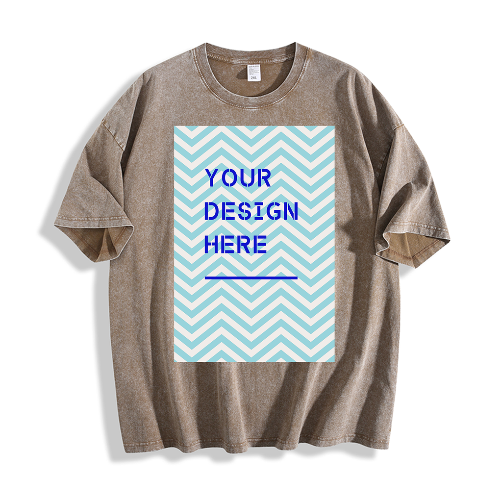 Water washed T-positioning printing - front (CA-2 factory in the United States)