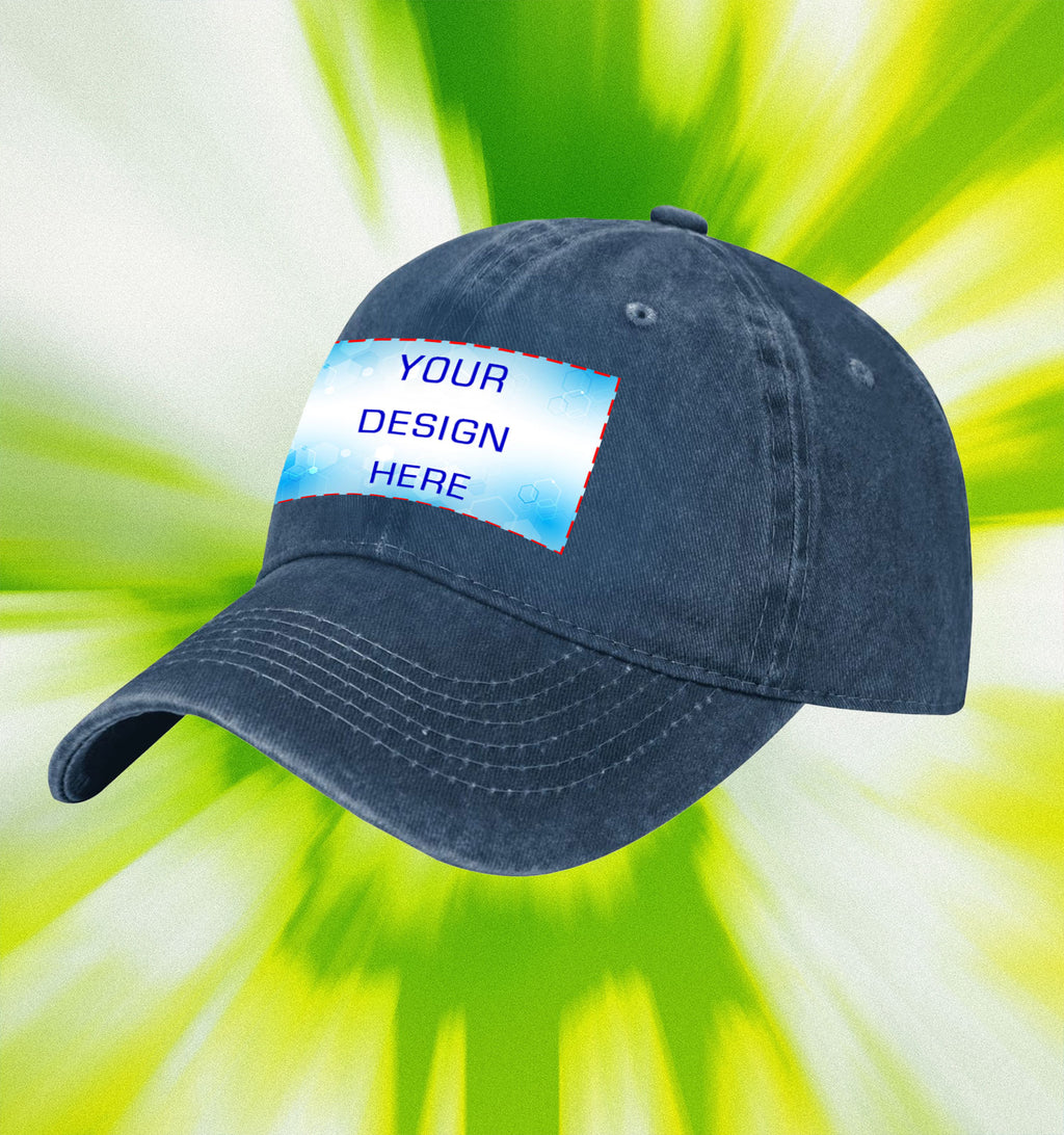 Water washed duckbill cap