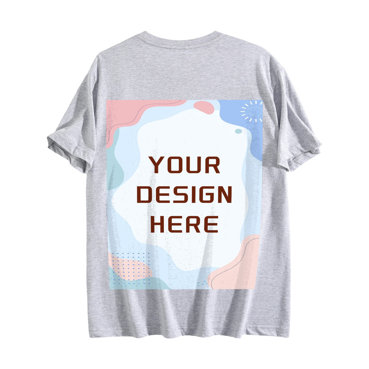180G Ordinary Women's Pure Cotton T-shirt - Rear (CA-2 Factory in the United States)