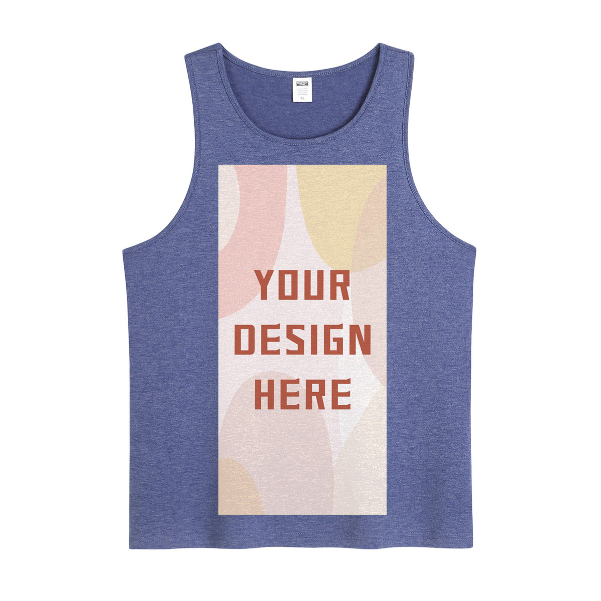 Ladies' colored cotton vest - front (CA-2 factory in the United States)