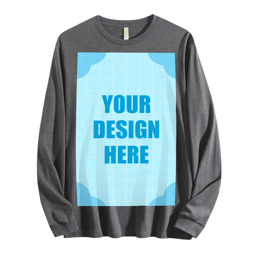 Men's Pure Cotton Long Sleeve - Front (CA Factory 02, USA)