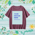 180G Women's Colorful Cotton Women's T-shirt