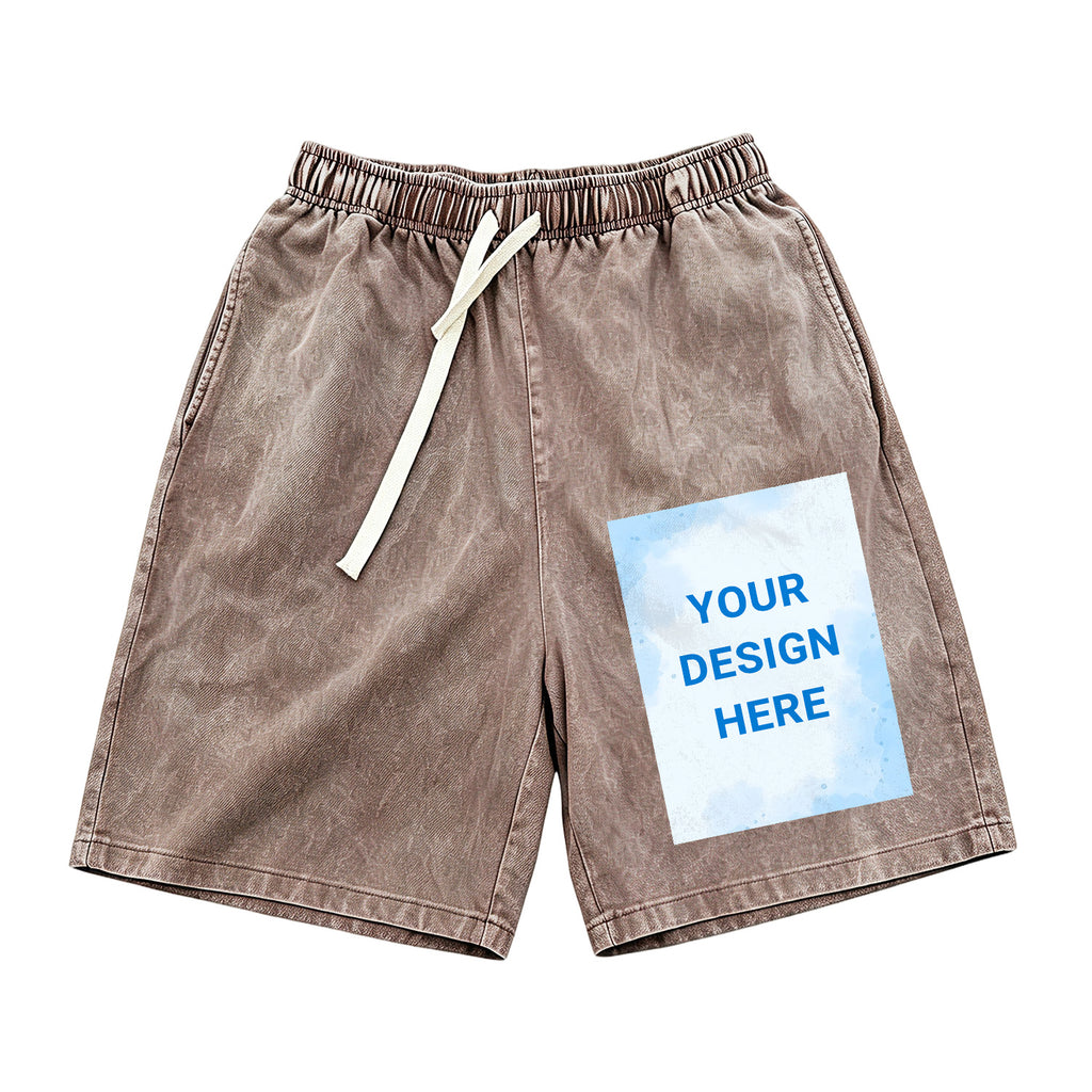 Washed shorts - front right (CA-2 factory in the United States)