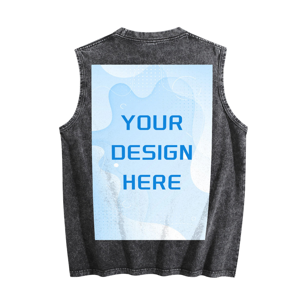 Washed vest - Rear (CA-2 factory in the United States)