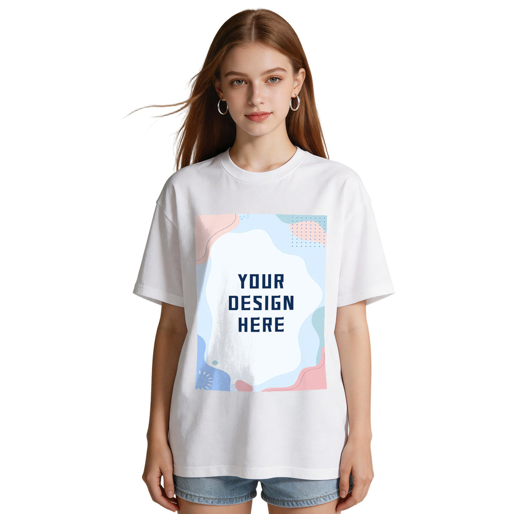 200g pure cotton women's T-shirt with front print [Australia]
