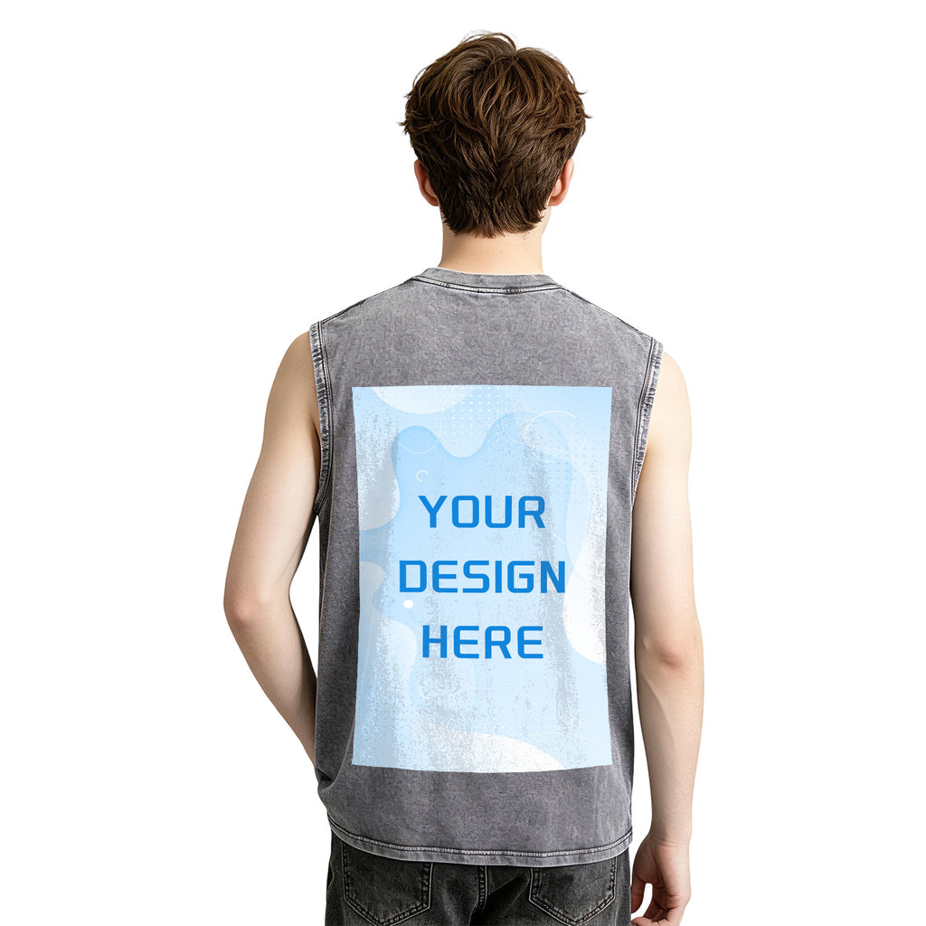 Washed vest - Rear (CA-2 factory in the United States)