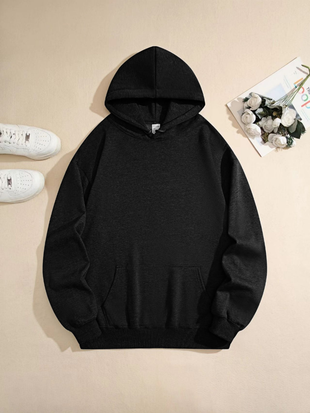 270 Fleece Hoodie with Rope Positioning Print - Rear (CA Factory 03, USA)