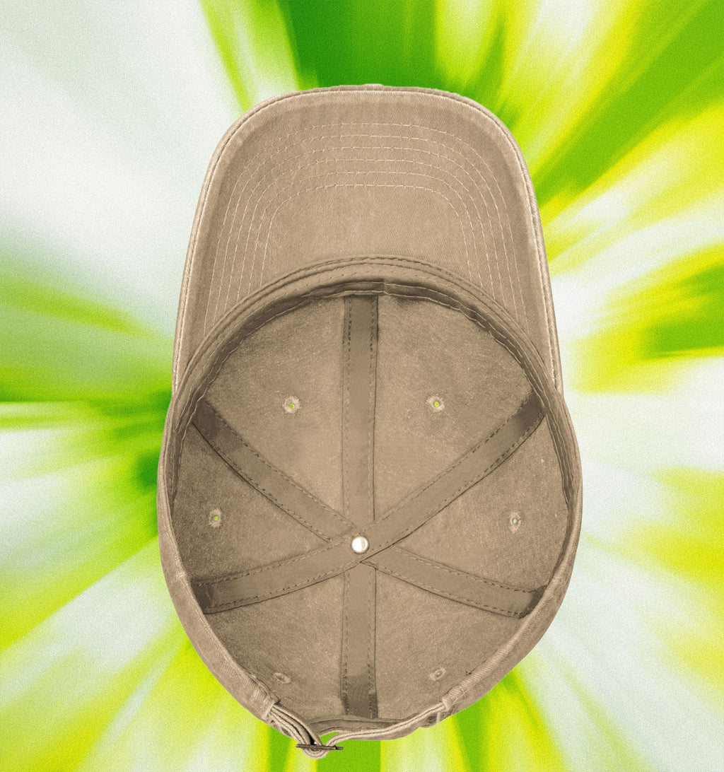 Water washed duckbill cap