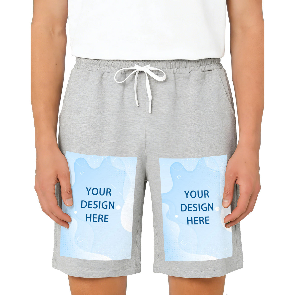 Double image - casual shorts - front (CA-2 factory in the United States)