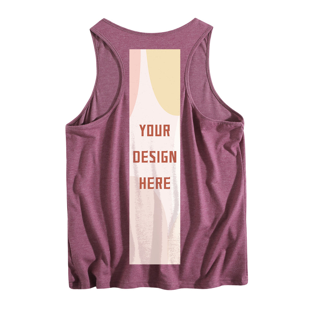 Ladies' Colored Cotton Vest - Rear (CA-2 Factory in the United States)