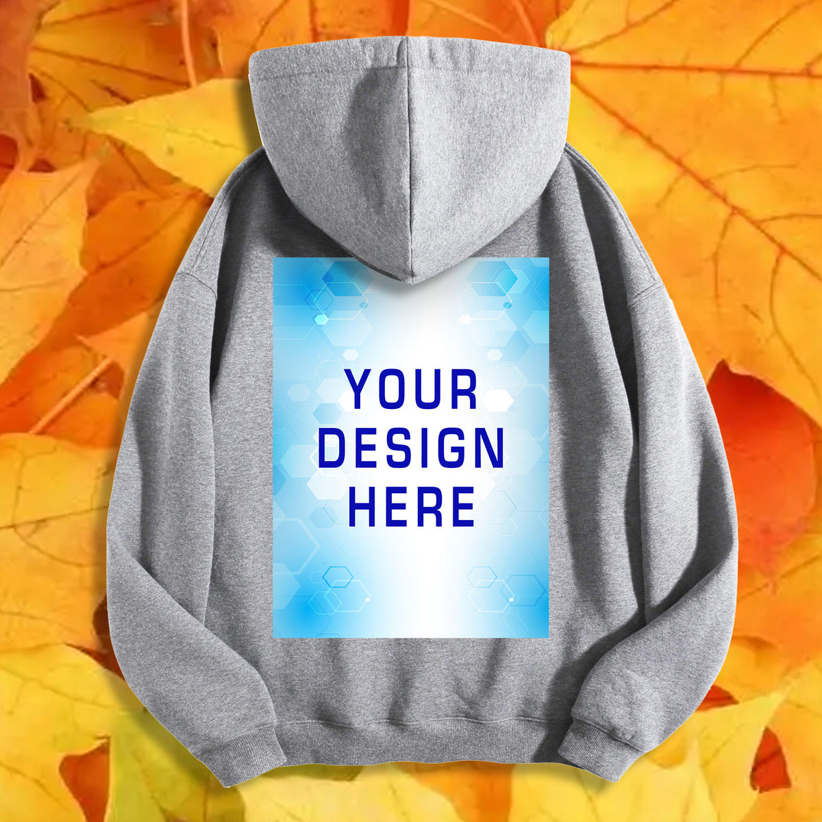270 Fleece Hoodie with Rope Positioning Print - Rear (CA Factory 03, USA)