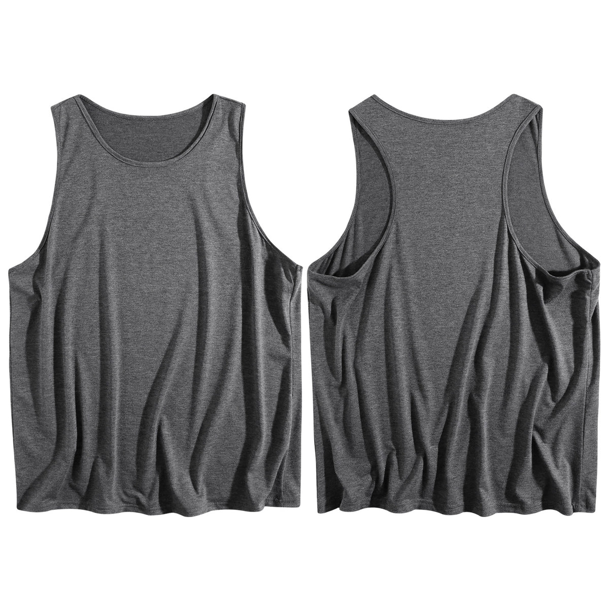 Unprinted women's colored cotton vest (CA-2 factory in the United States)
