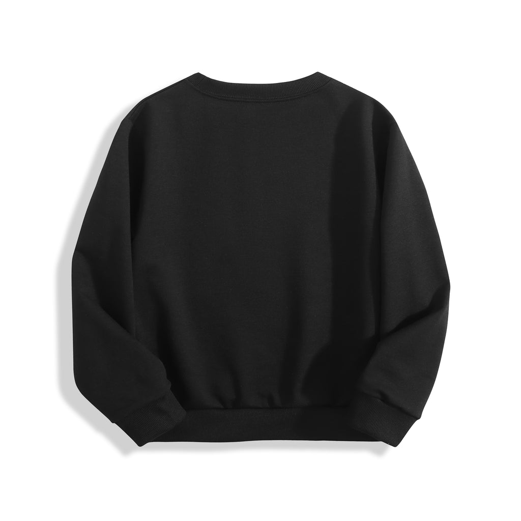 Children's round neck long sleeved hoodie - front