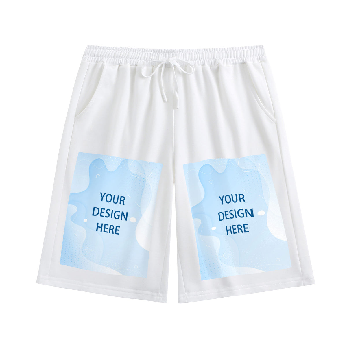 Double image - casual shorts - front (CA-2 factory in the United States)
