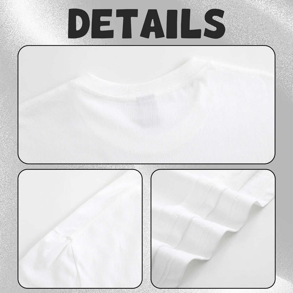 200g pure cotton men's T-shirt with printed back (Australia)