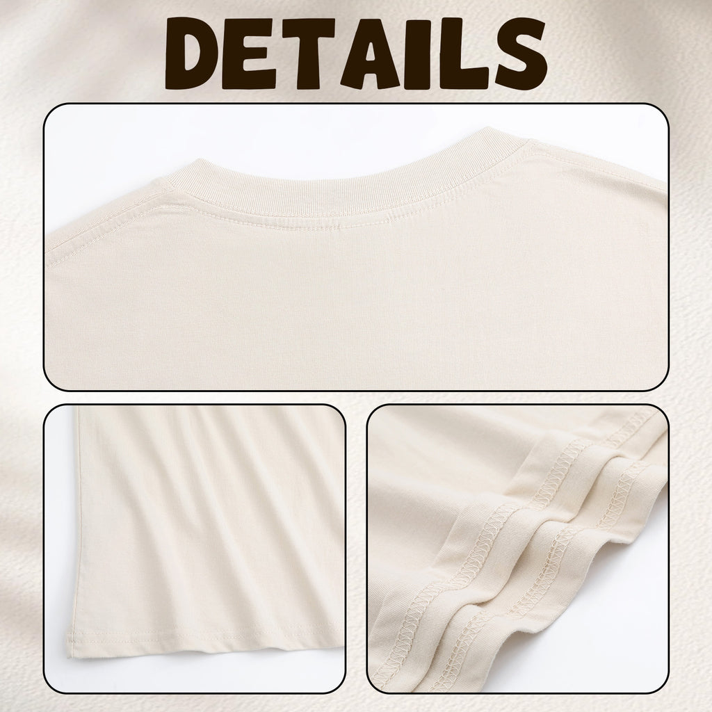 180G Ordinary Women's Pure Cotton T-shirt - Rear (CA-2 Factory in the United States)