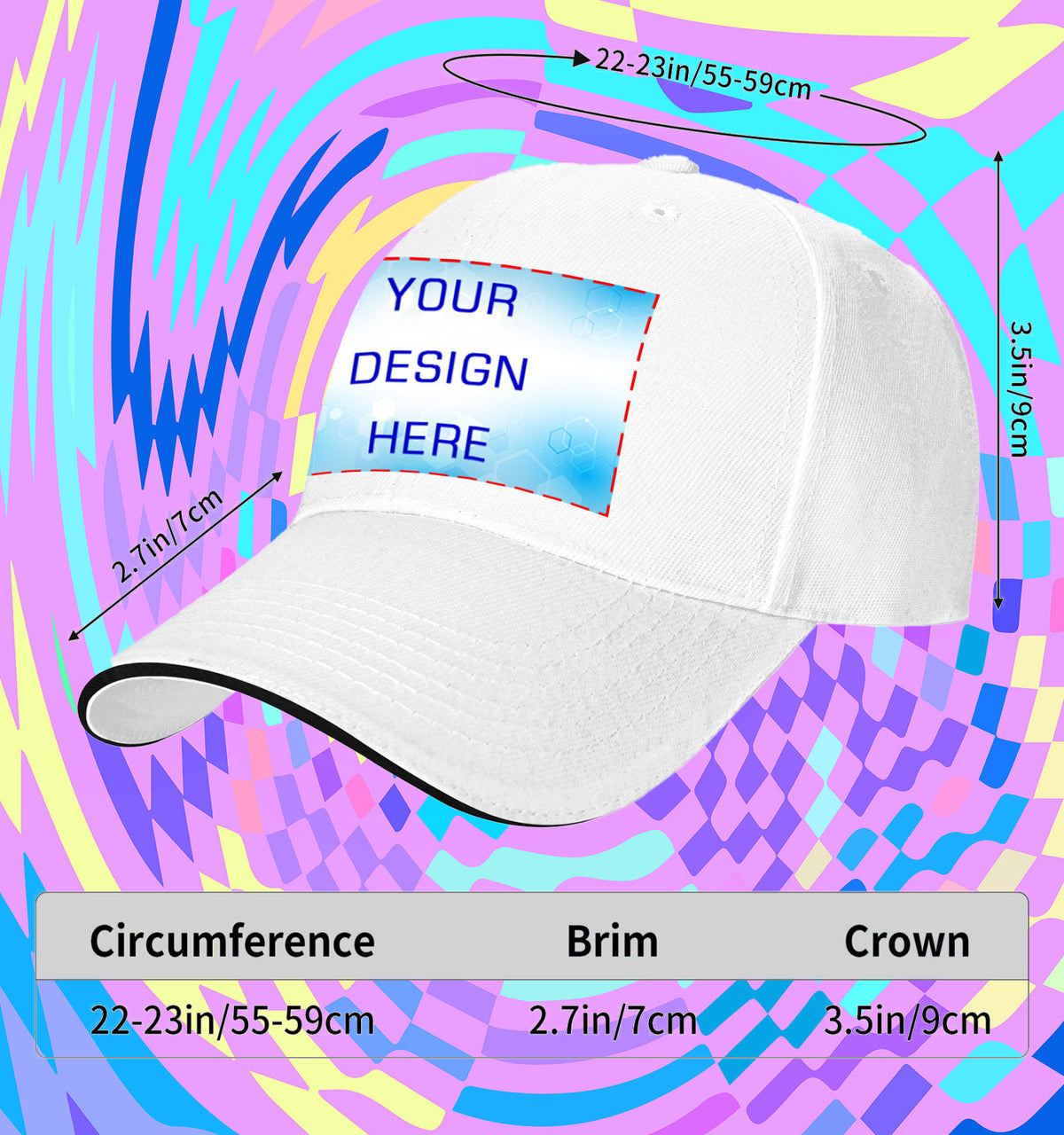 Sandwich baseball cap
