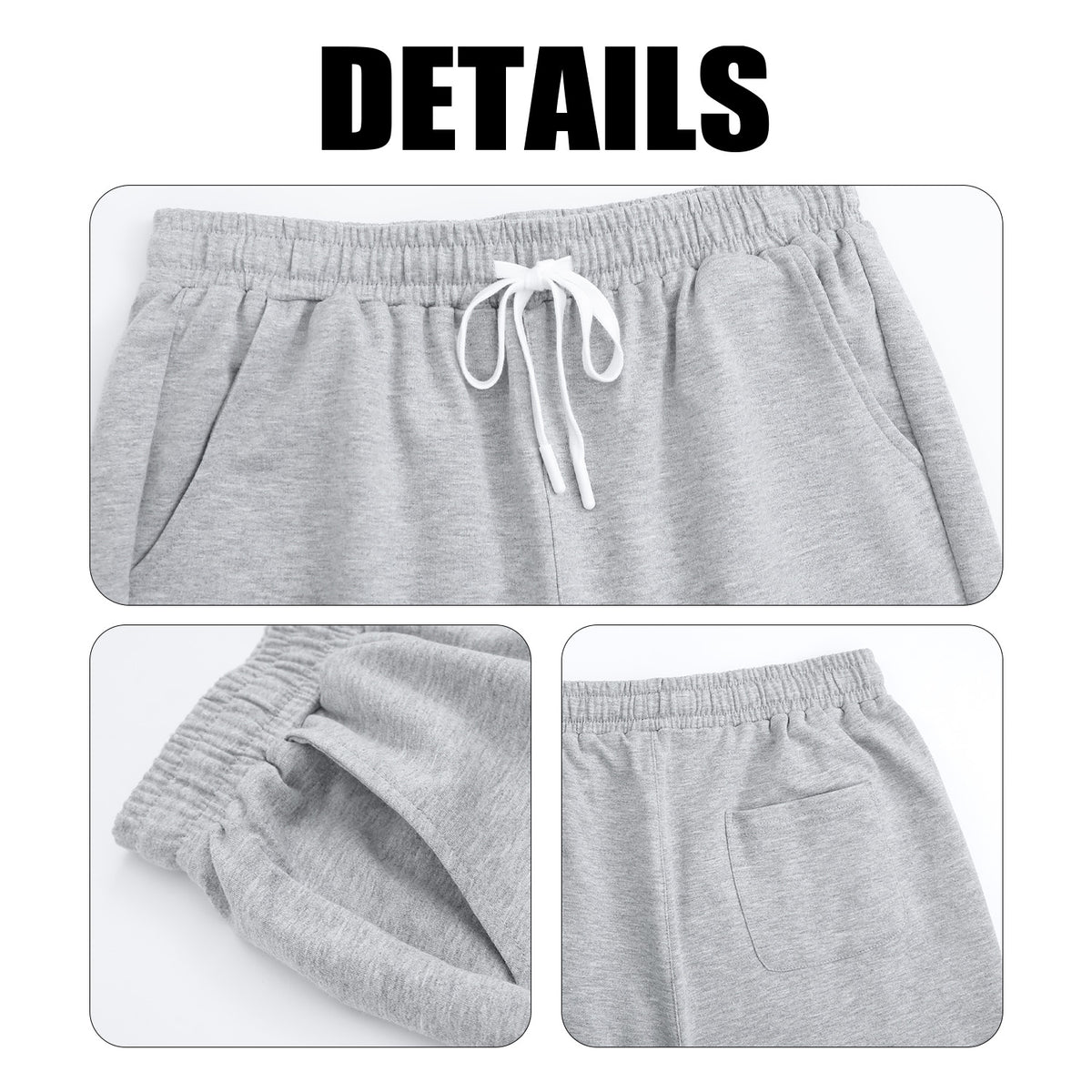 Double image - casual shorts - front (CA-2 factory in the United States)