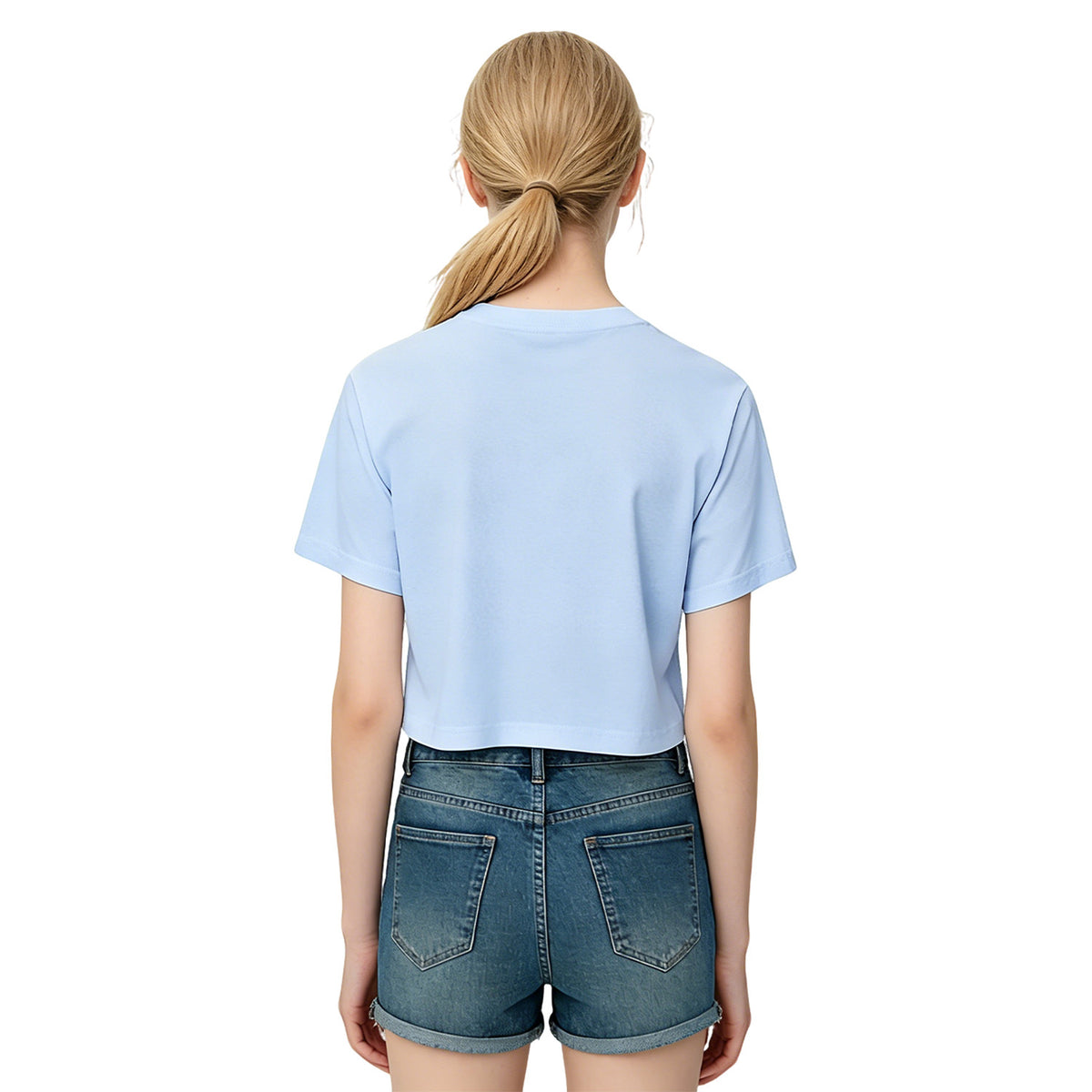 Ladies' Umbilical T-shirt - Rear (CA-2 Factory, USA)