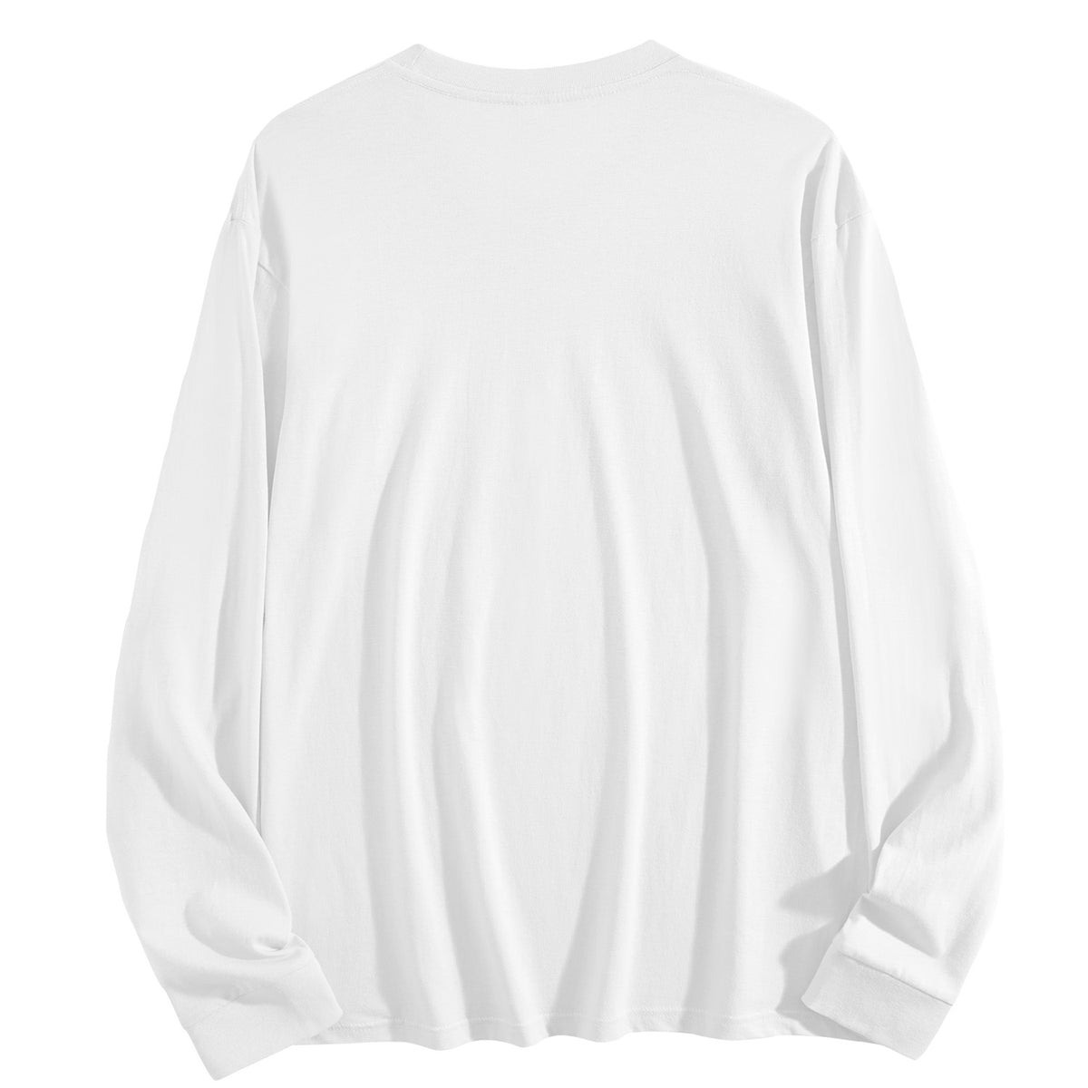 Men's pure cotton long sleeved back (CA factory 02, USA)