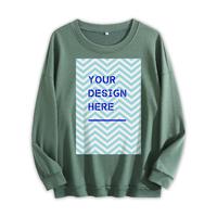 Front of round neck hoodie