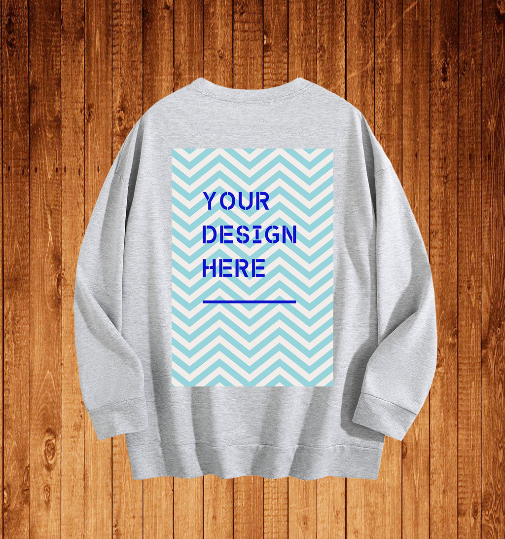 Round neck sweatshirt - back