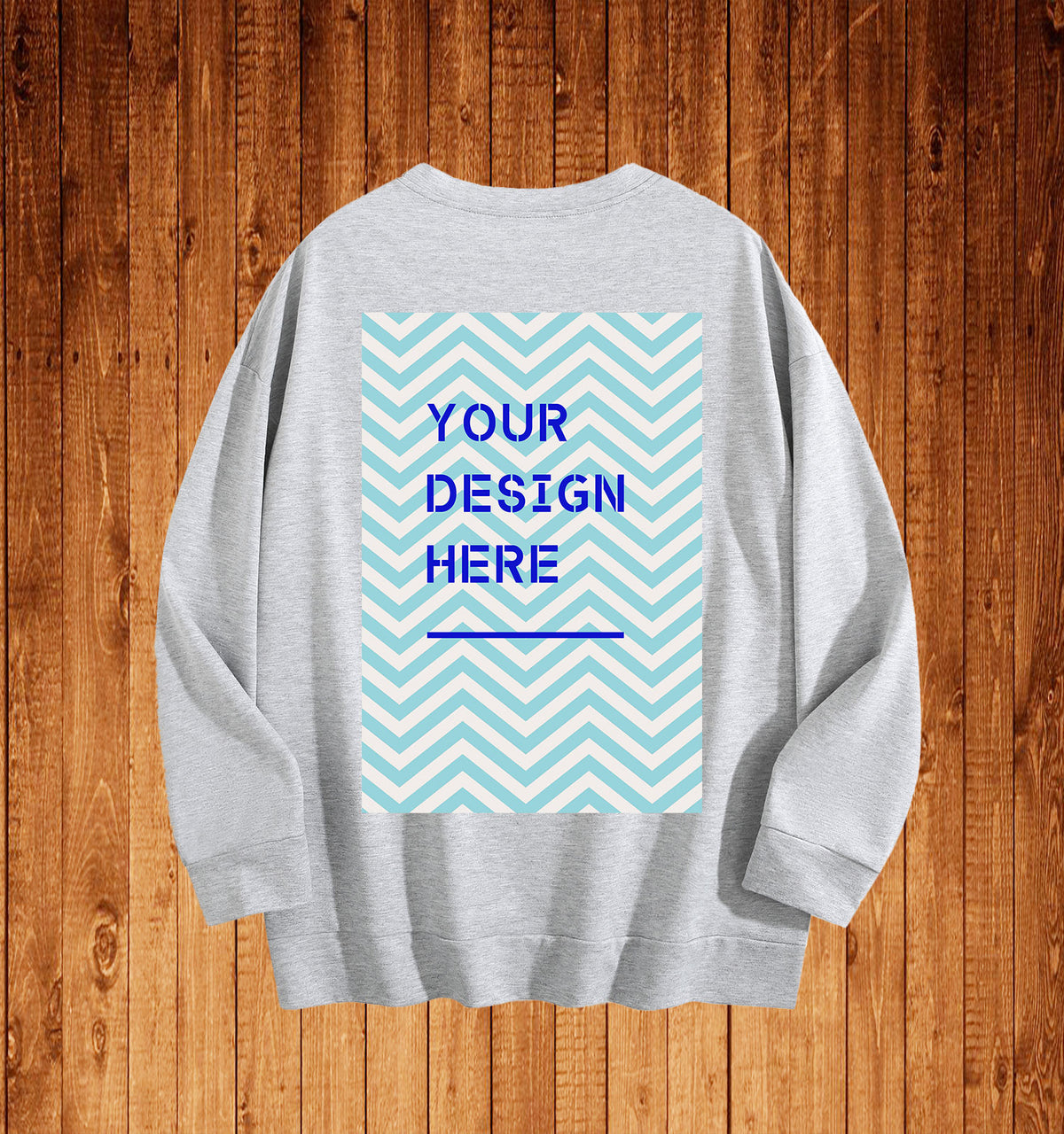 Round neck sweatshirt - back
