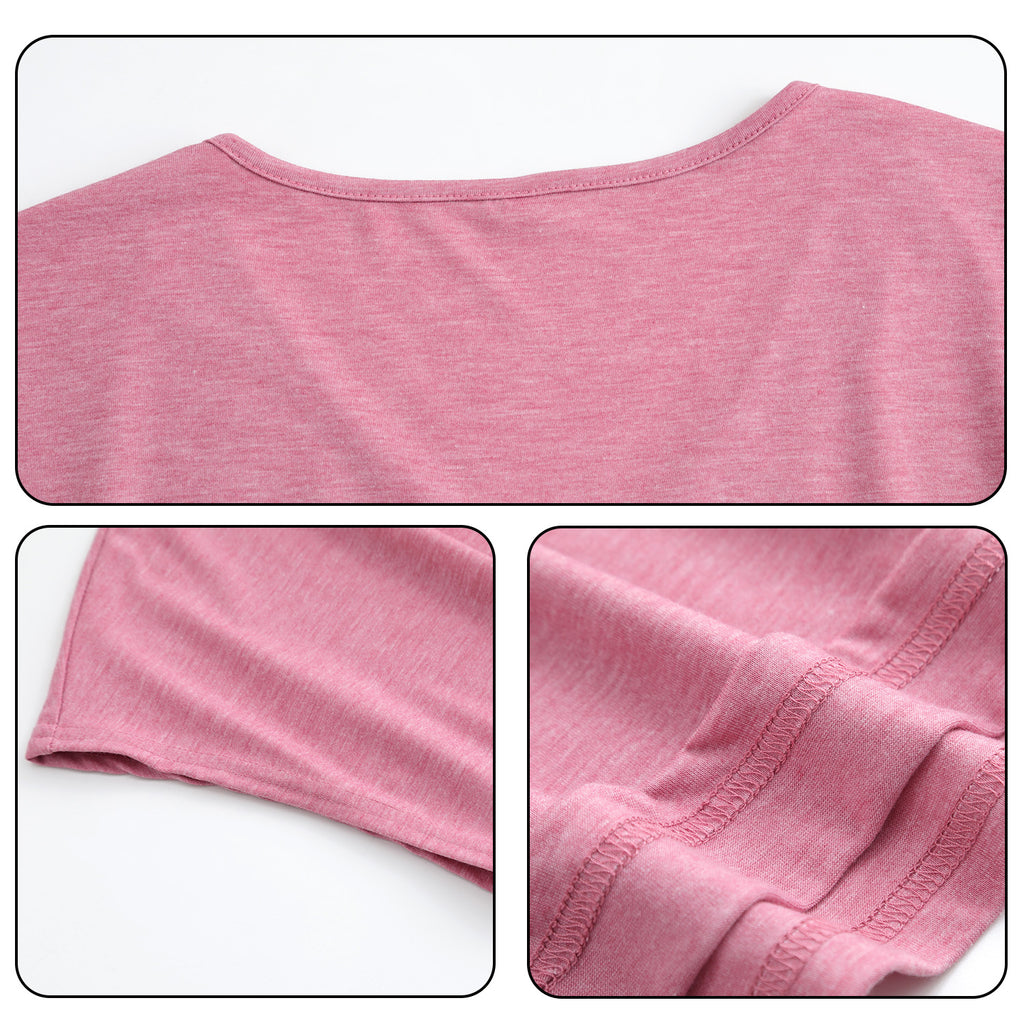 180g V-neck colored cotton vest - unprinted (NJ-2 factory in the United States)