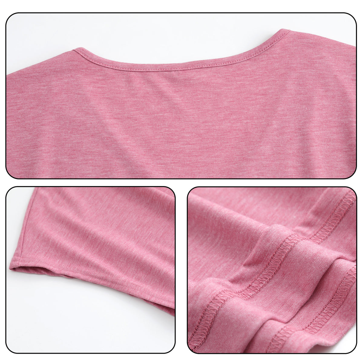180g V-neck colored cotton vest - unprinted (NJ-2 factory in the United States)