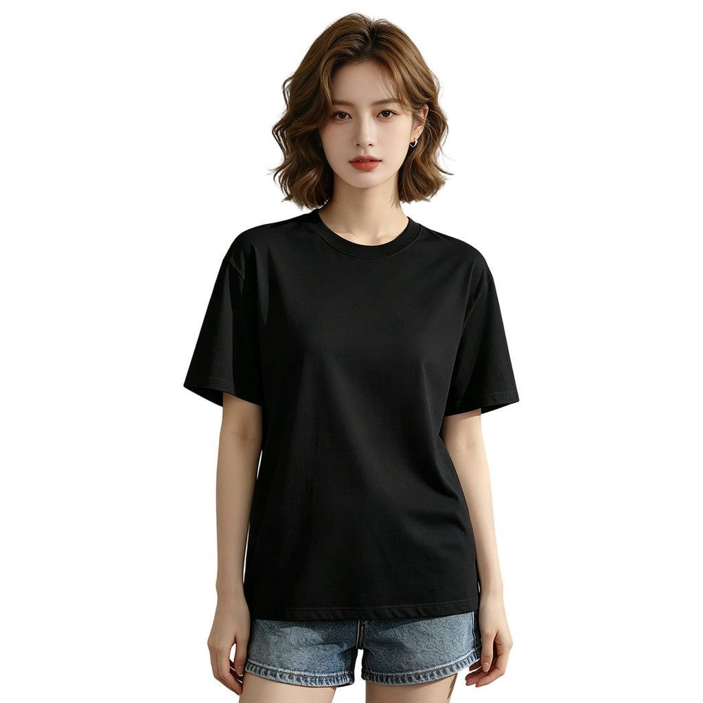180G ordinary women's pure cotton T-shirt - unprinted (CA-2 factory in the United States)