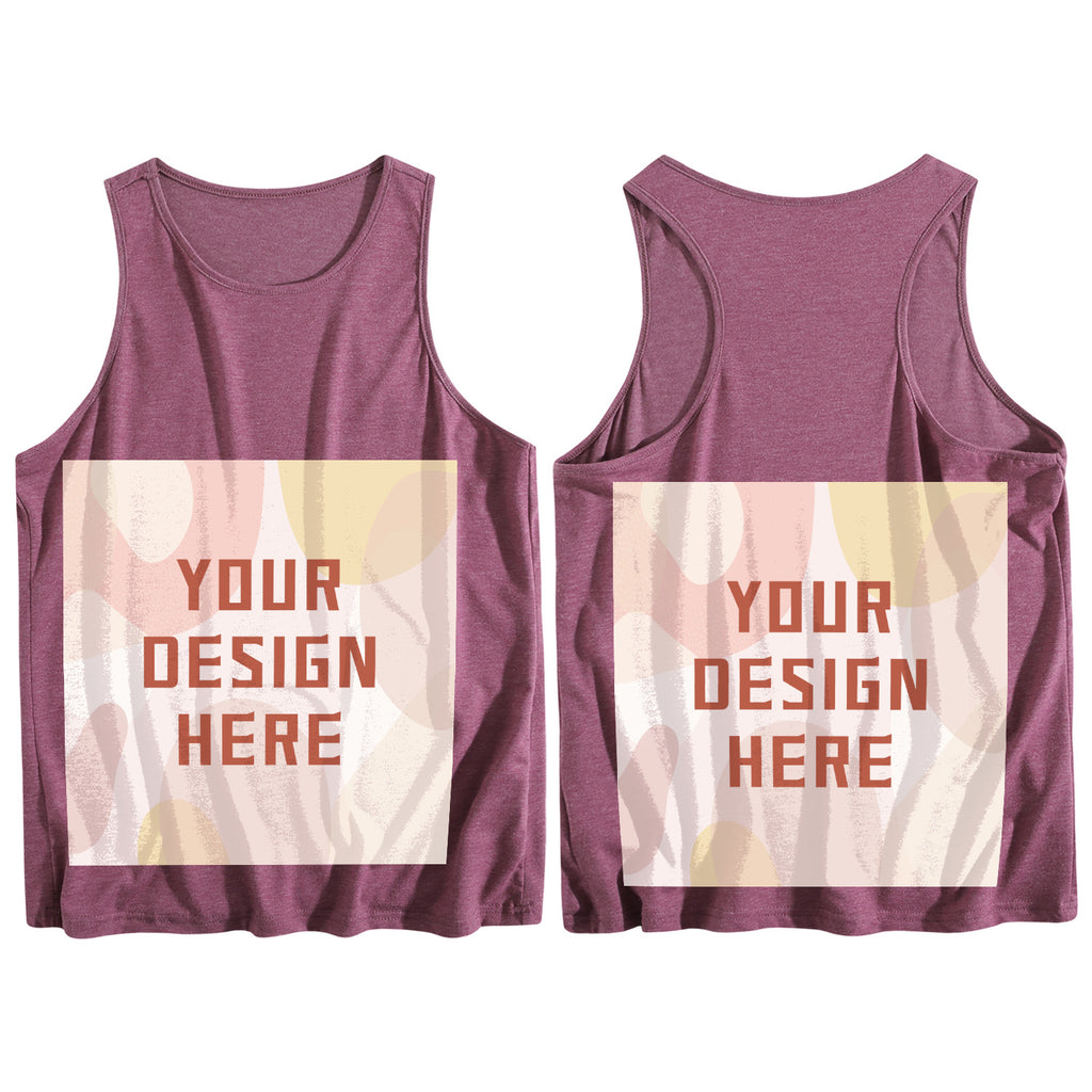 Women's Colored Cotton Tank Top - Double (CA-2 Factory in the United States)