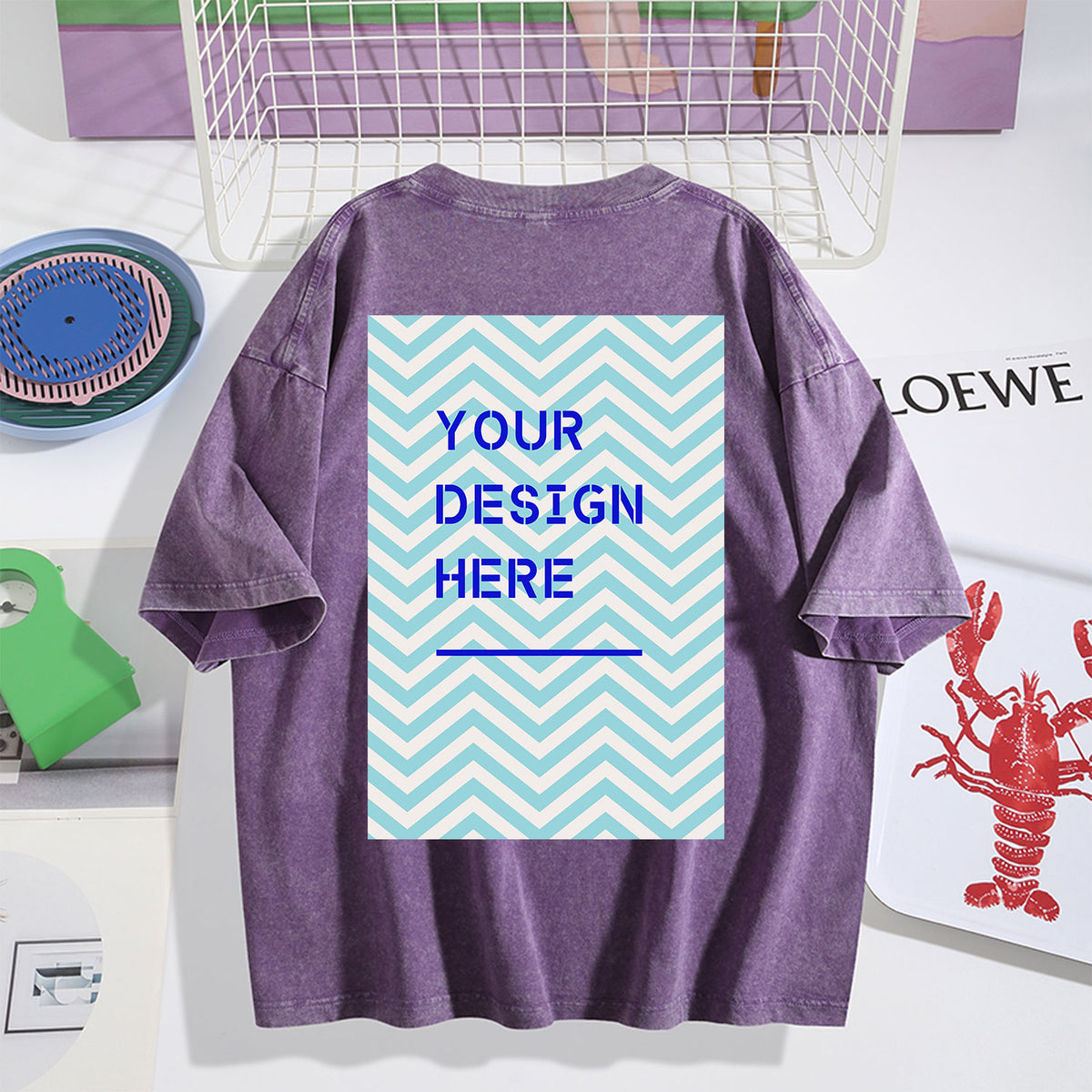 After washing and T-positioning printing (CA-3 factory in the United States)