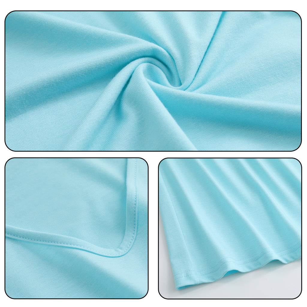 180g V-neck colored cotton vest - front (NJ-2 factory in the United States)