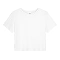 Hot girl elastic exposed navel female T-unprinted (CA-2 factory in the United States)
