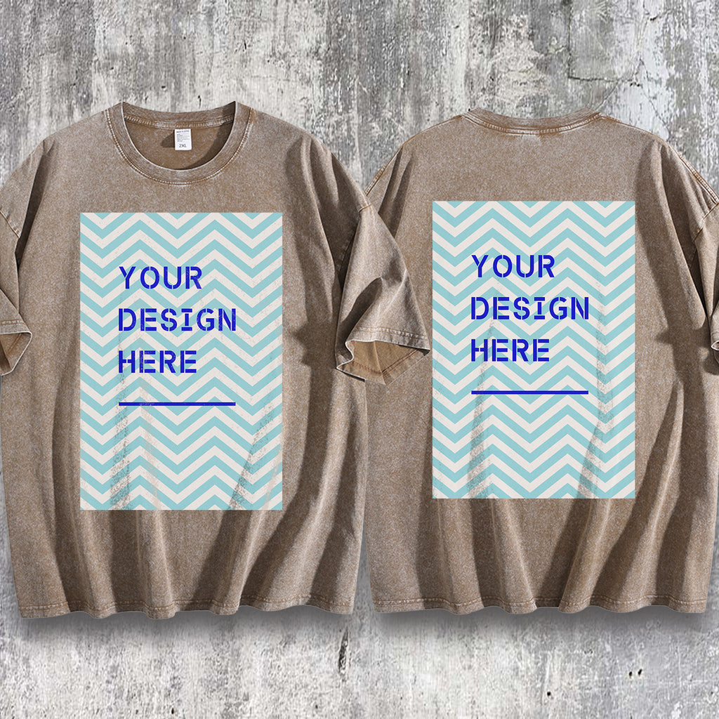 Water washed T-positioning printing - Double (NJ-1 factory)