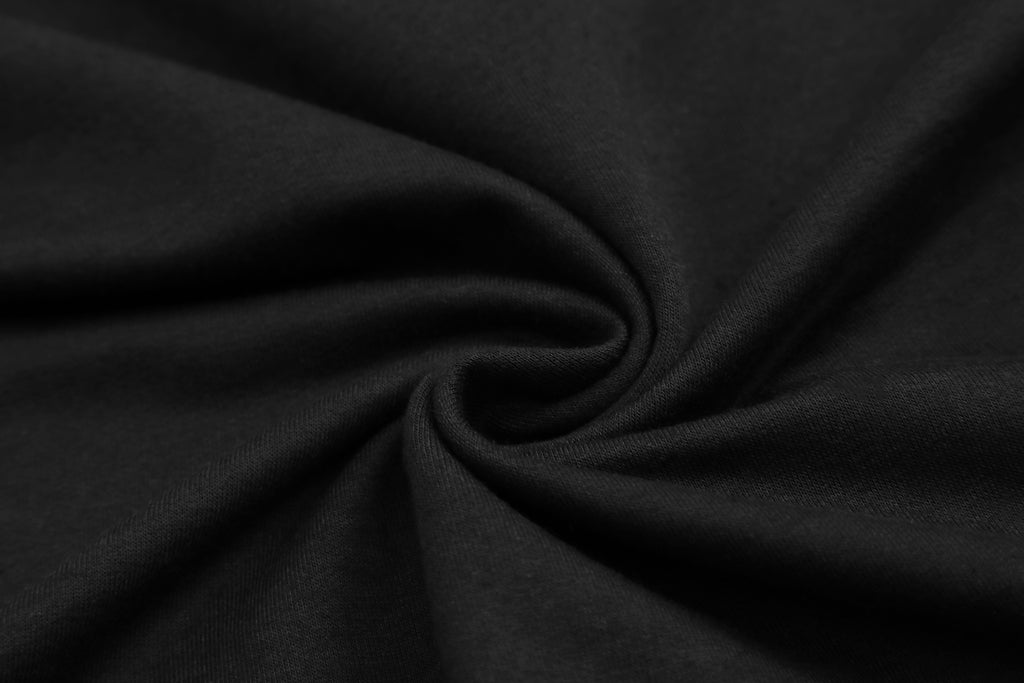 Front of round neck hoodie