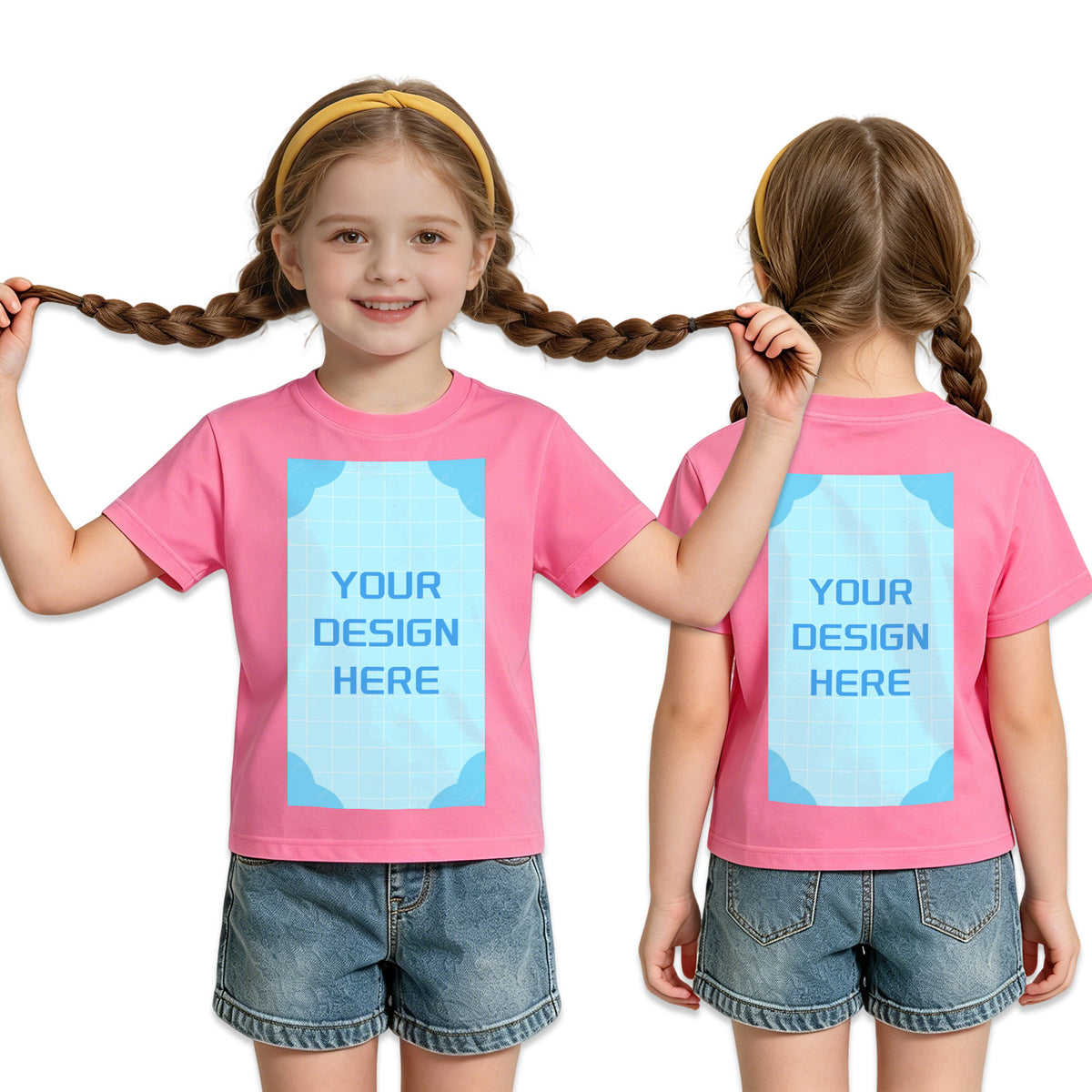 190g Children's T-shirt - Double sided (CA-3 factory in the United States)