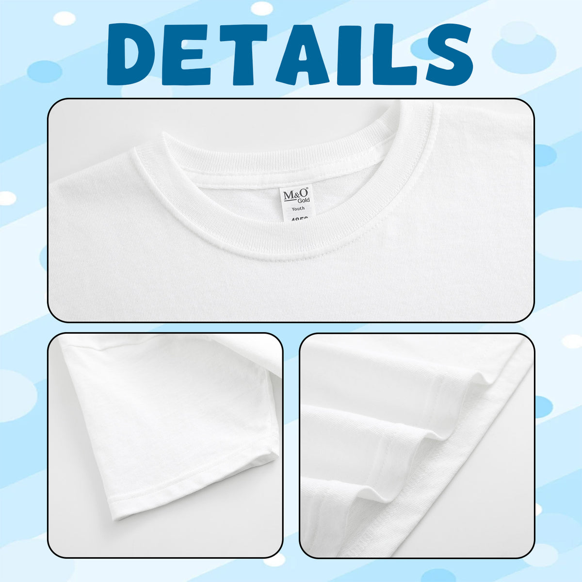 200g pure cotton children's T-shirt - double-sided printing (Australia)
