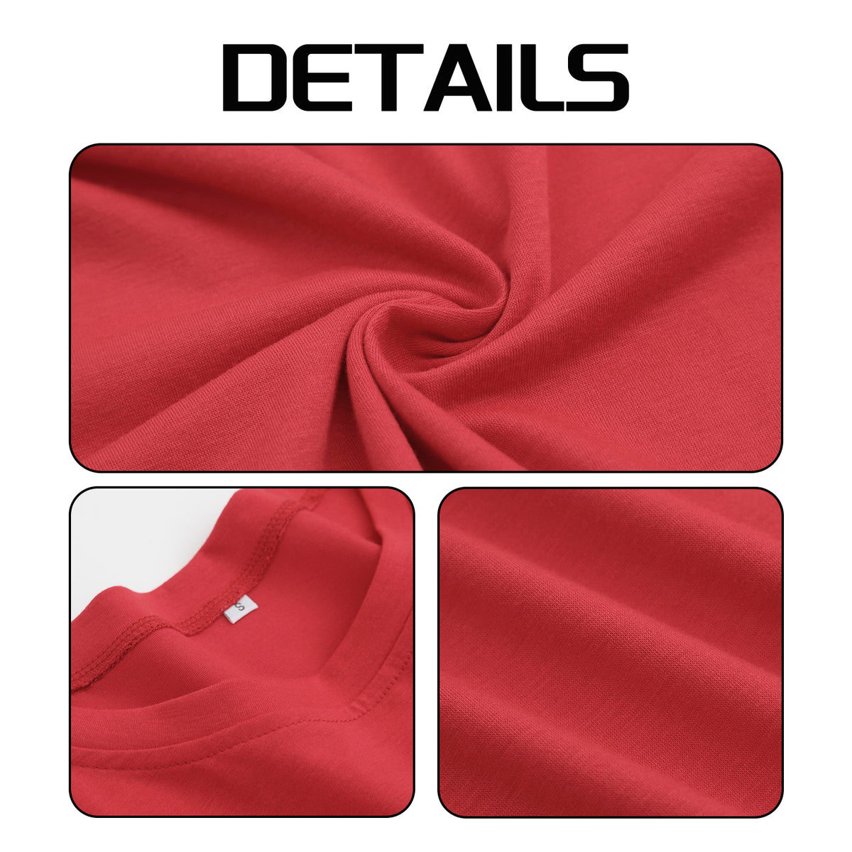 Women's Four Color Round Neck Long Sleeve T-shirt - Double (CA Factory 02, USA)
