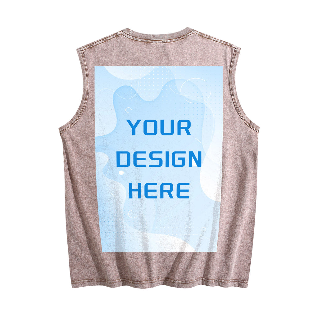 Washed vest - Rear (CA-2 factory in the United States)