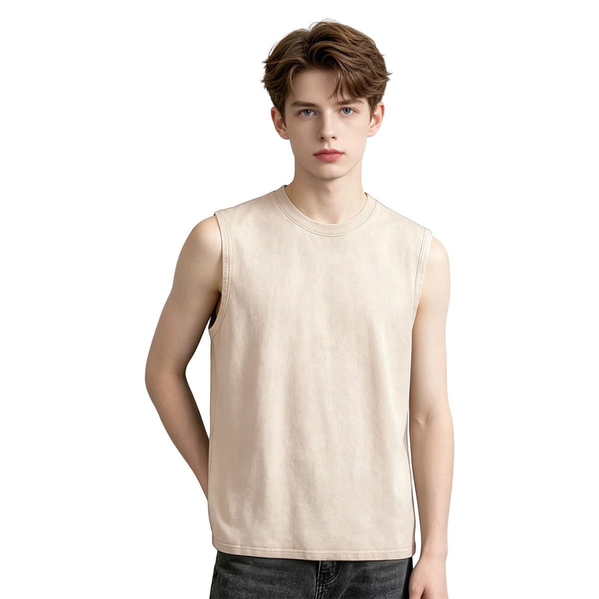 Washed vest - unprinted (CA-2 factory in the United States)