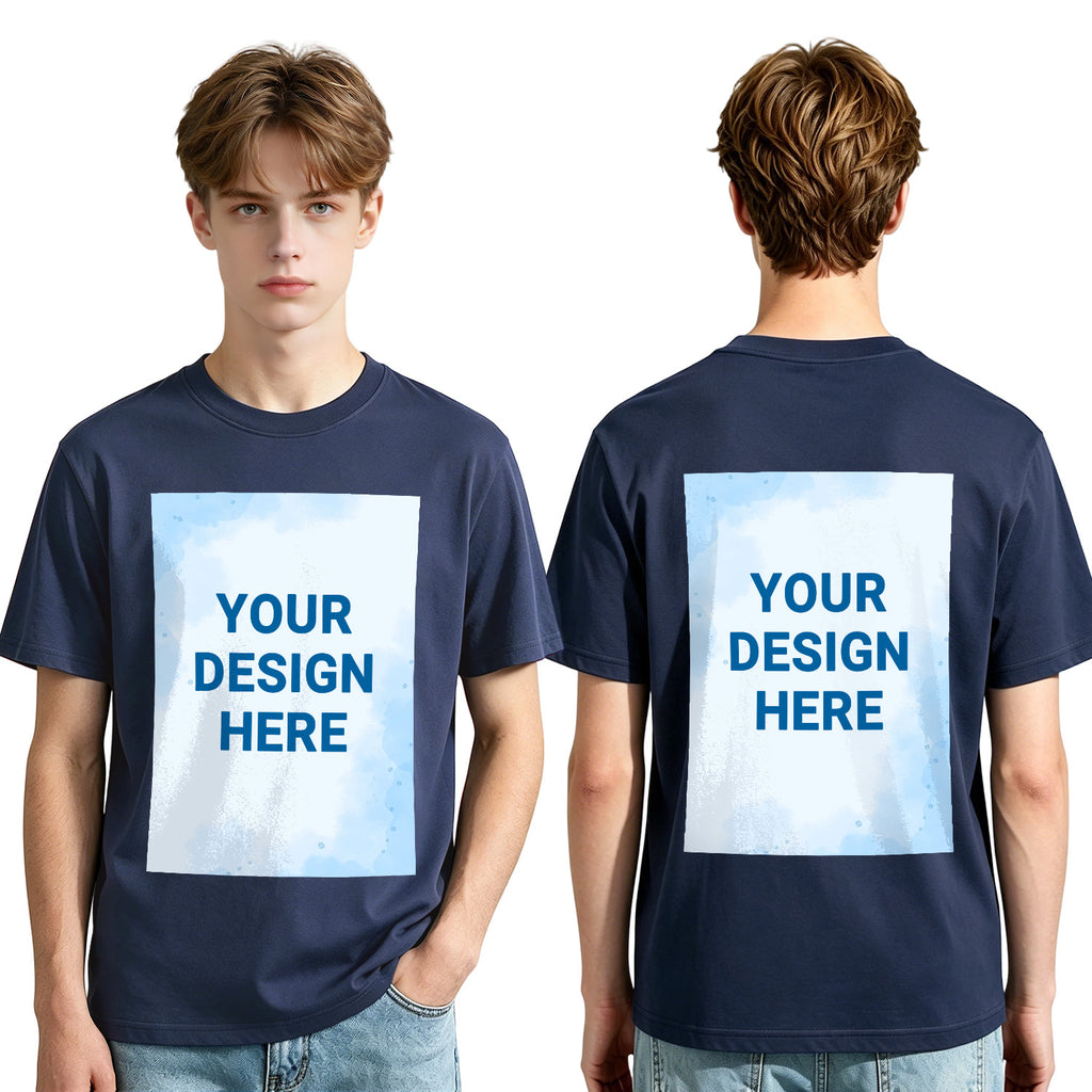 200g pure cotton men's T-shirt - double-sided printing [Australia]