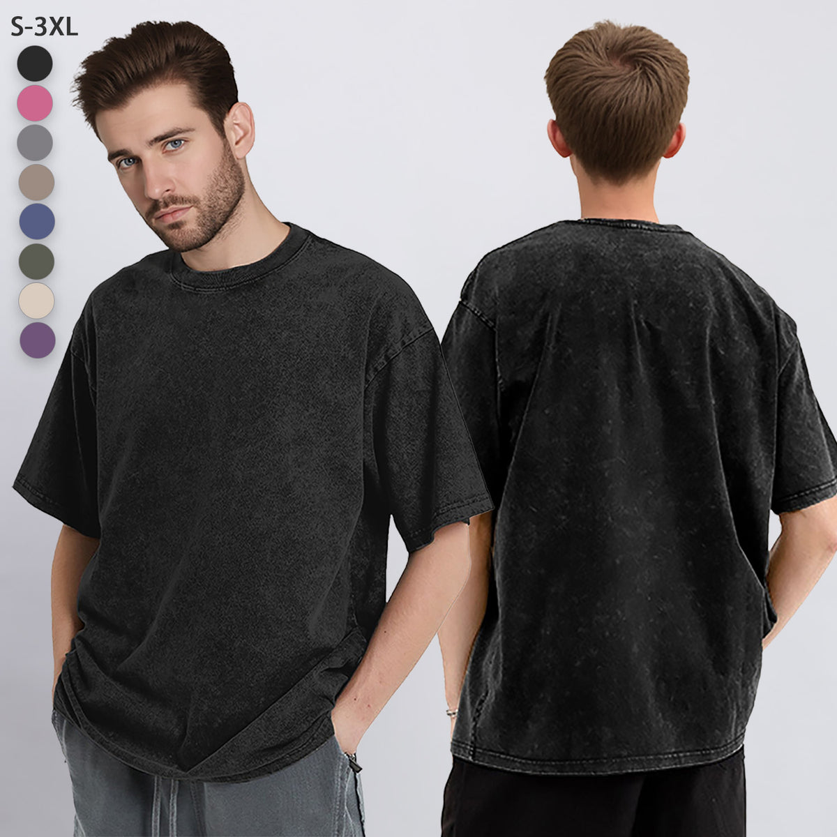 Big picture -210g washed T-double