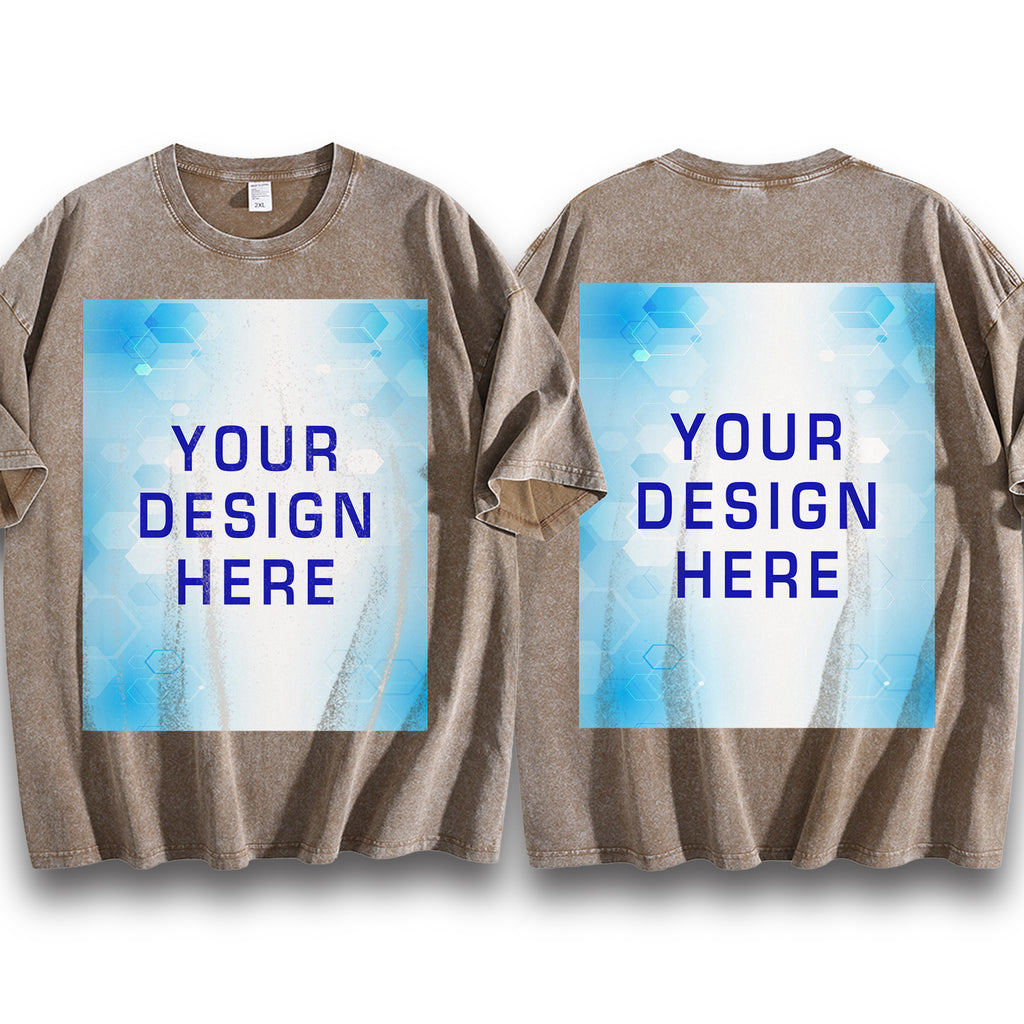 210g water washed T digital direct spray double-sided printing
