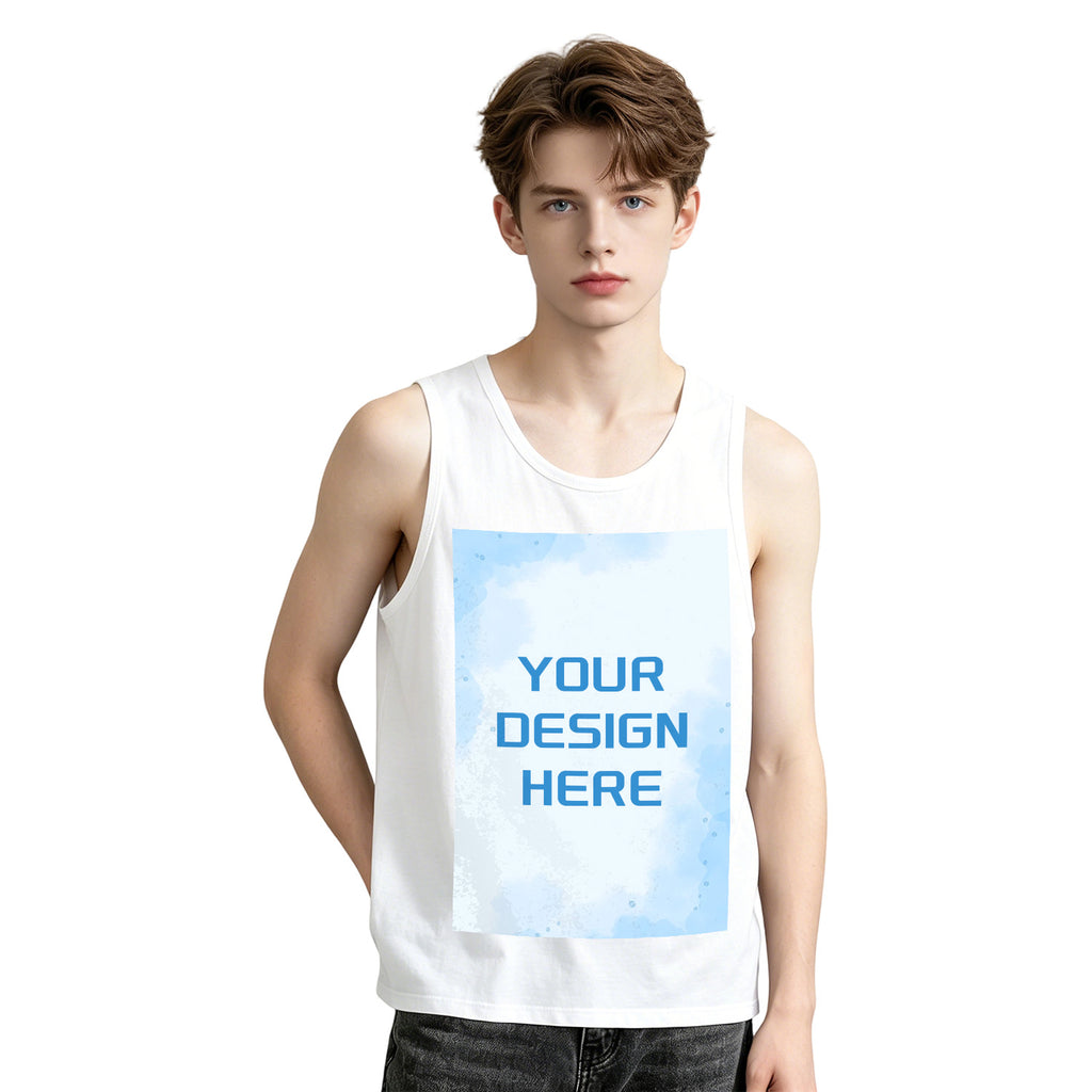180G Men's Tank Top - Front (CA-2 Factory, USA)
