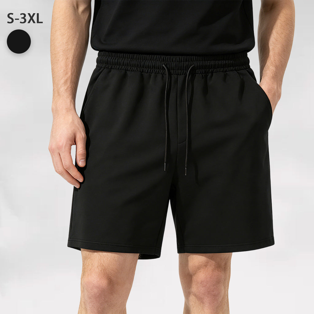 Summer men's shorts with pockets - right area print (Australia)