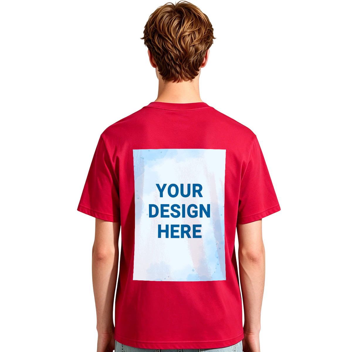 200g pure cotton men's T-shirt - back printed [Australia]