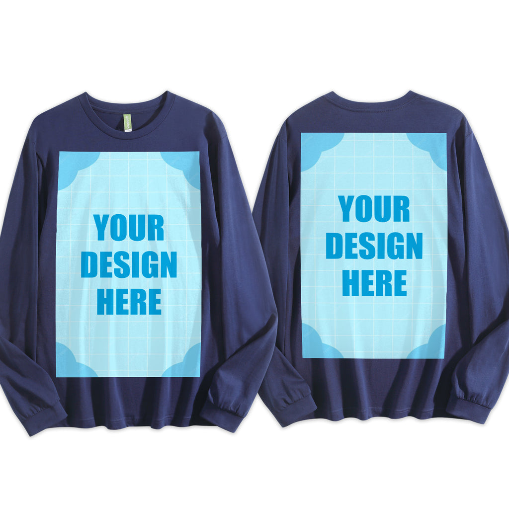 Men's Pure Cotton Long Sleeve - Double (CA Factory 02, USA)